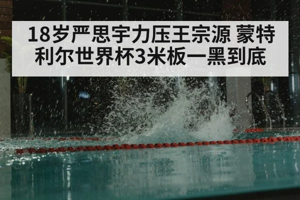 18岁严思宇力压王宗源 蒙特利尔世界杯3米板一黑到底